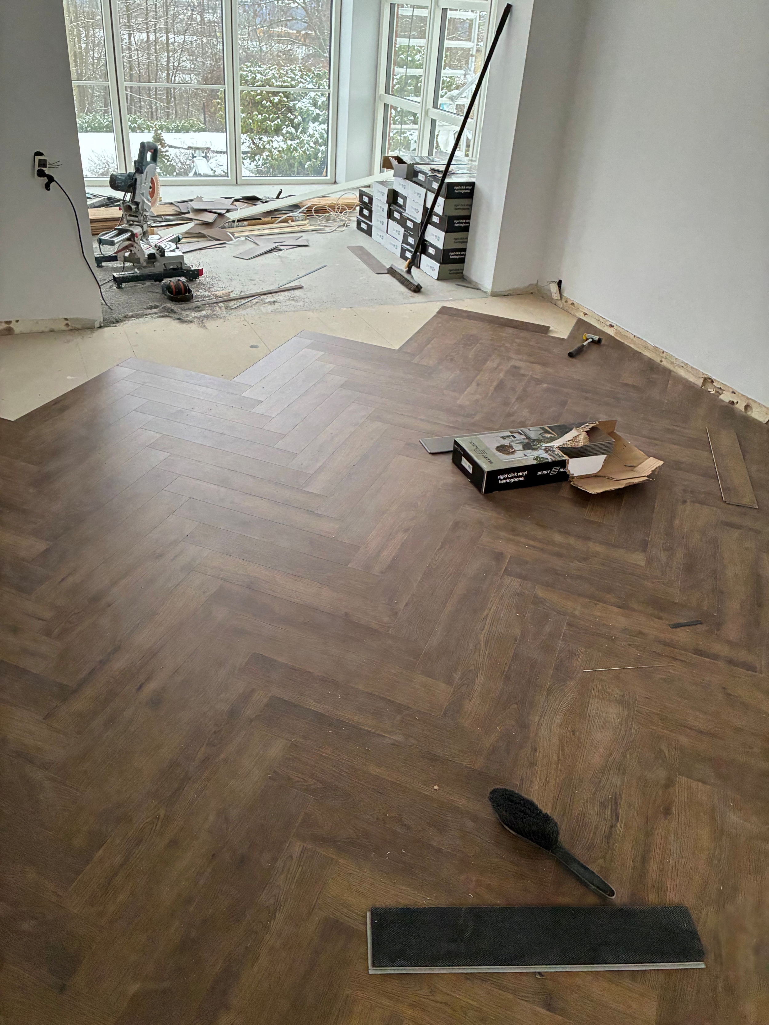 Renovering og ombygning med sildebensparket